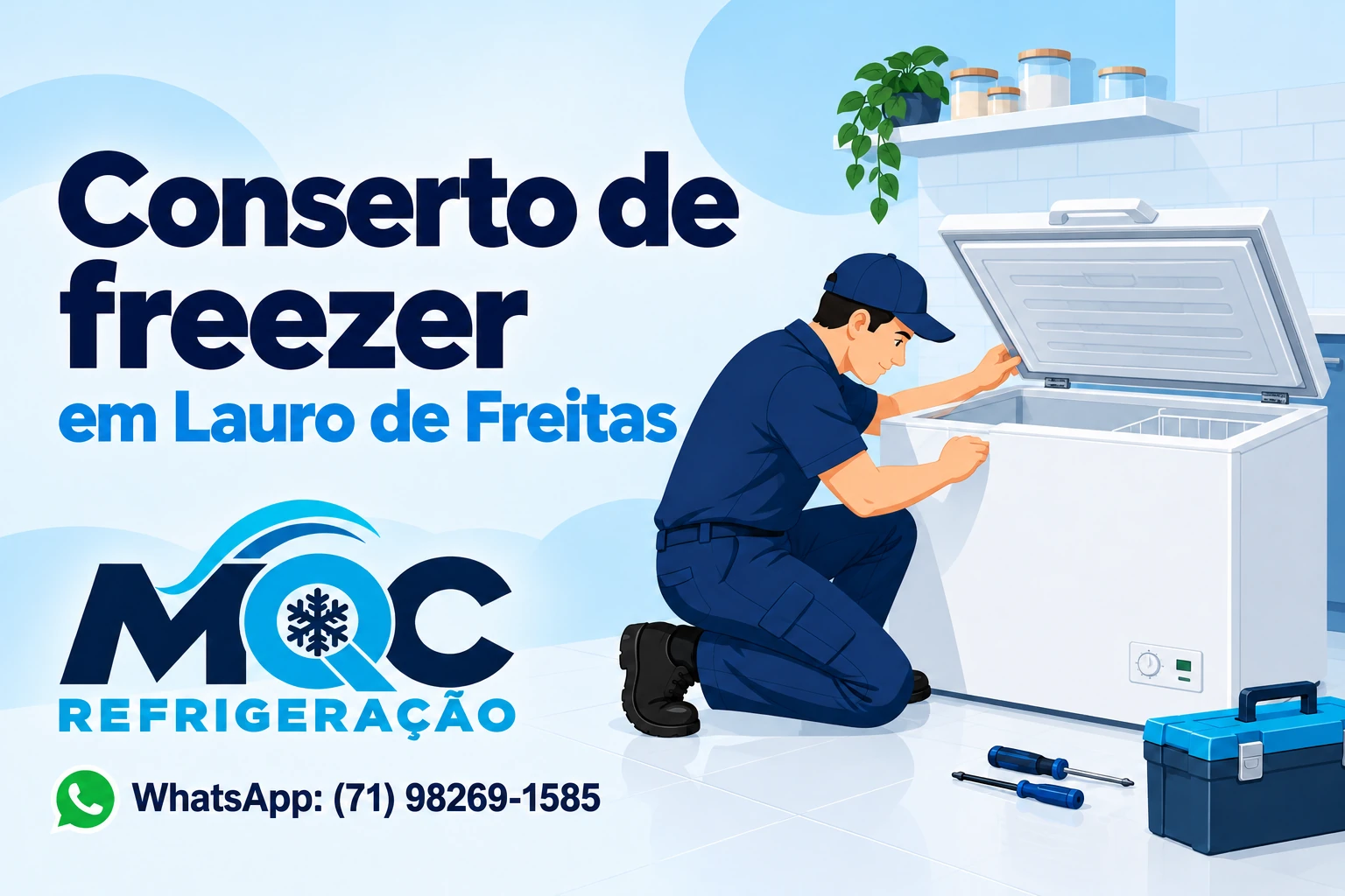 Conserto de freezer em Lauro de Freitas